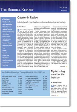 Burrill Report Cover